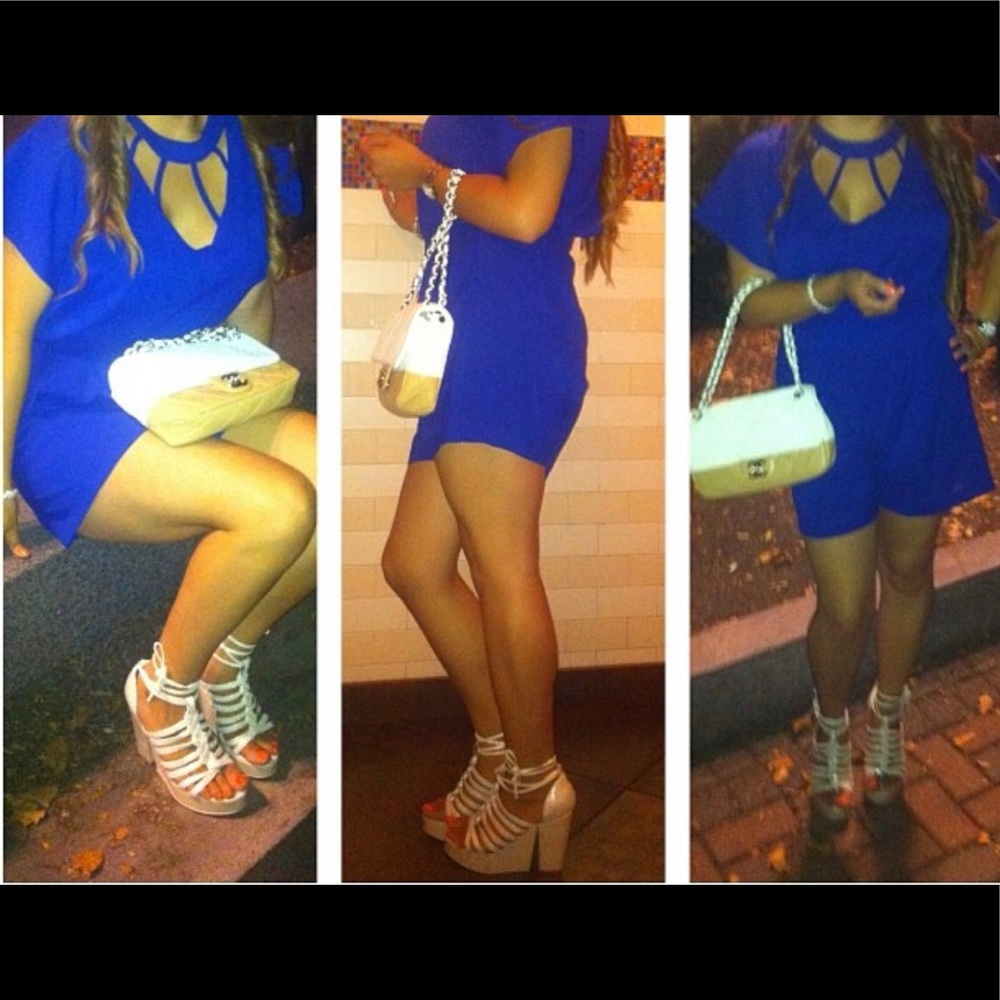 Blue romper